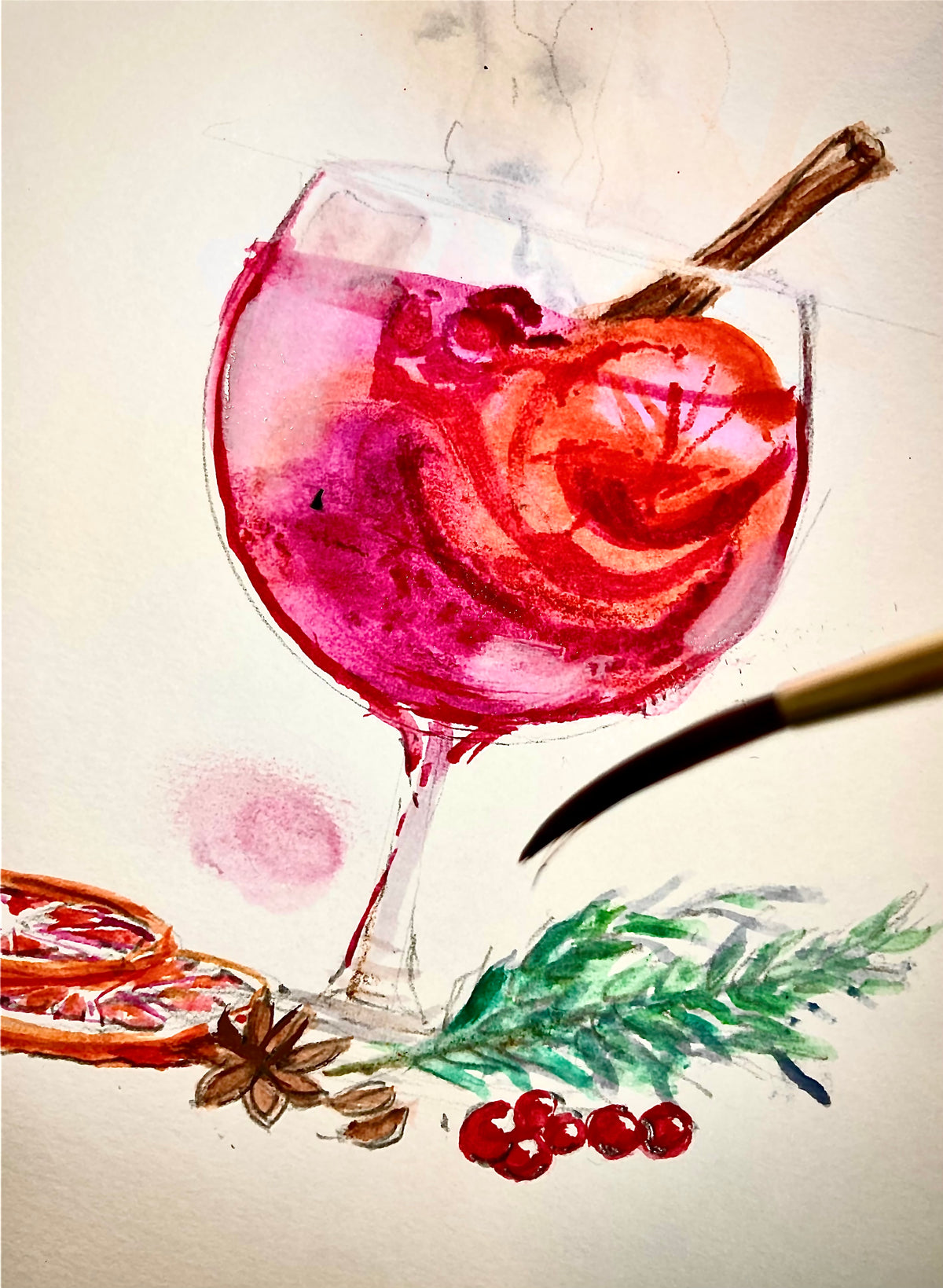 Watercolours: Sip & Paint