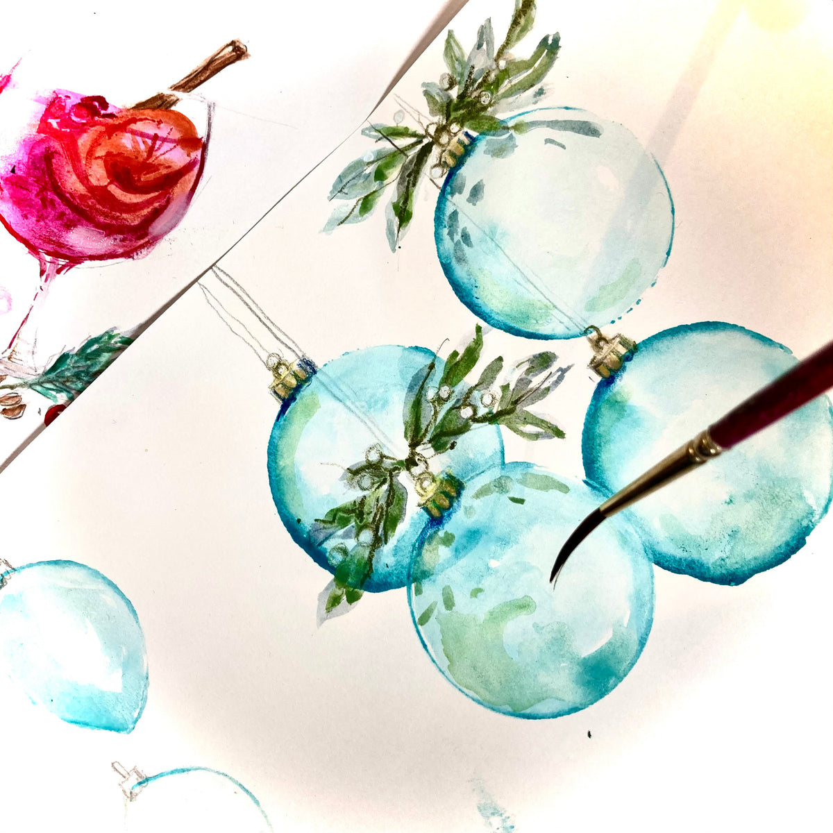 Watercolours: Sip & Paint